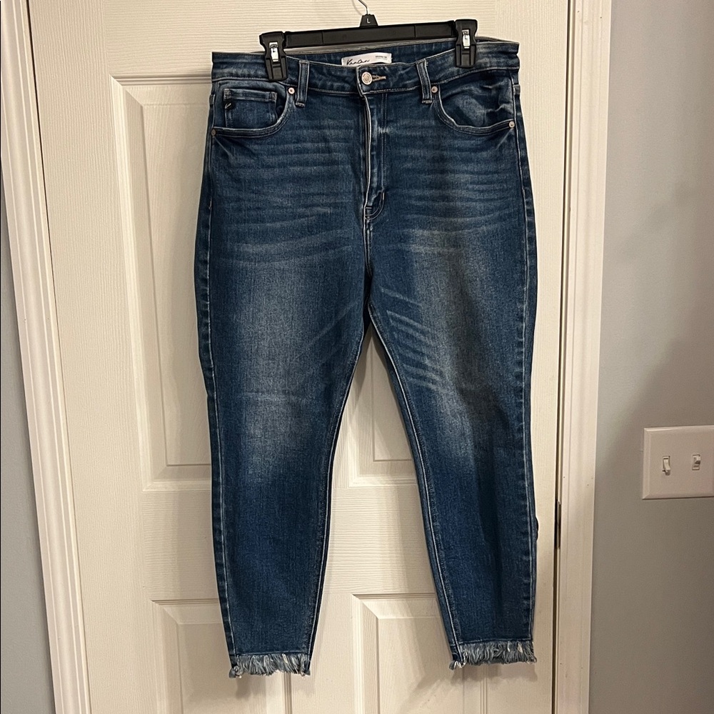 KanCan Dark Blue Ankle Jeans